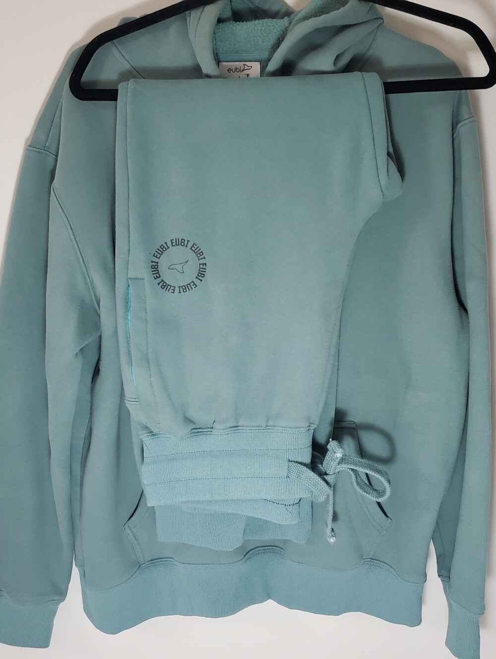 Eubi Sage Green Cozy Hoodie & Joggers Set